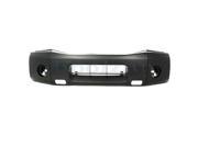 For 2004 2005 2006 2007 2008 2009 2010 2011 2012 2013 2014 Nissan Titan XE Pickup Truck Front Bumper Cover with Fog Lamp Holes without Tow Park Aid Sensor P