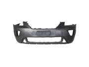 For 2007 2008 2009 2010 2011 2012 Kia Rando EX LX Wagon 4 Door Front Bumper Cover Assembly with License Plate Provision without Park Assist Sensor Holes P