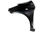 2007 2008 2009 2010 2011 Toyota Yaris 1.5L Hatchback Front Fender Quarter Panel without Molding Holes with Turn Signal Light Hole Primed Steel Left Driver Sid