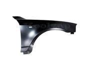 2005 2006 2007 2008 2009 2010 BMW X3 Front Fender Quarter Panel without Molding Holes with Turn Signal Light Hole with Mudguard Provision Primed Steel Right P