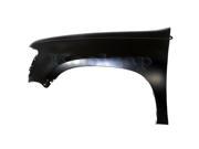 1993 1994 1995 1996 1997 1998 Toyota T100 Pickup Truck Front Fender Quarter Panel without Antenna Hole without Molding Holes Primed Steel Left Driver Side 93