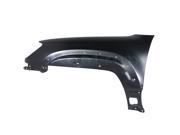 2003 2004 2005 Toyota 4Runner Front Fender Quarter Panel with Body Cladding Holes with Molding Holes Primed Steel Left Driver Side 03 04 05