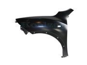 Fits 2014 Nissan Juke 1.6L Front Fender Quarter Panel with Turn Signal Lamp Hole without Molding Holes Primed Steel Left Driver Side 14