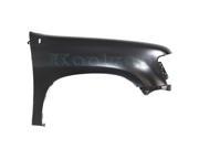 1993 1994 1995 1996 1997 1998 Toyota T100 Pickup Truck Front Fender Quarter Panel with Antenna Hole without Molding Holes Primed Steel Right Passenger Side 9