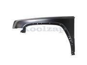 2006 2007 2008 2009 2010 Jeep Commander Front Fender Quarter Panel without Antenna Hole with Molding Holes Primed Steel Left Driver Side 06 07 08 09 10