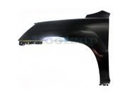 Fits 2005 2006 2007 2008 2009 2010 Kia Sportage LX without Luxury Package Front Fender Quarter Panel without Molding Holes Primed Steel Left Driver Side 05