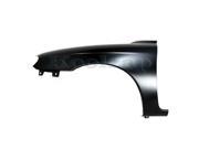 Fits 2002 2003 2004 Kia Spectra 4 Door Sedan Front Fender Quarter Panel without Molding Holes without Turn Signal Light Hole Primed Steel Left Driver Side