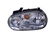 2002-2003-2004-2005 Volkswagen VW Golf GTI Hatchback 2-Door Headlamp Headlight (with Fog Lights, All Chrome Background, 5 Bulbs Type, Without Special Edition) H 2002-2003-2004-2005 Volkswagen VW Golf GTI Hatchback 2-Door Headlamp Headlight (with Fog Lights, All Chrome Background, 5 Bulbs Type, Without Special Edition) H