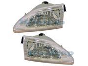 1994-1998 Ford Mustang Cobra Headlights Headlamps Front Head Lights Lamps Pair Set: Left Driver AND Right Passenger Side (1994 94 1995 95 1996 96 1997 97 1998 9 1994-1998 Ford Mustang Cobra Headlights Headlamps Front Head Lights Lamps Pair Set: Left Driver AND Right Passenger Side (1994 94 1995 95 1996 96 1997 97 1998 9