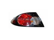2006-2007-2008 Mazda 6 (excluding Speed6 Models) Taillight Taillamp Rear Brake Tail Light Lamp (Quarter Panel Outer Body Mounted) with Black Bezel Left Driver S 2006-2007-2008 Mazda 6 (excluding Speed6 Models) Taillight Taillamp Rear Brake Tail Light Lamp (Quarter Panel Outer Body Mounted) with Black Bezel Left Driver S