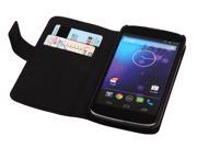 Coomast leather Case for LG E960 nexus 4 mobile phone case Black