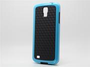 COOMAST TPU Case for Samsung i9295 case mobile phone I9295 GALAXY S4 Active Soft TPU black blue