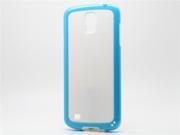 COOMAST TPU Case for Samsung i9295 case mobile phone I9295 GALAXY S4 Active Soft TPU white blue