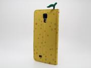 COOMAST Leather Case for Samsung i9500 case mobile phone I9500 GALAXY S4 Genius Leather yellow