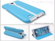 COOMAST Leather Case for Samsung i9500 case mobile phone i9500 GALAXY S4 Genius Leather light blue