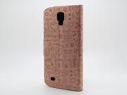 COOMAST Leather Case for Samsung i9295 case mobile phone i9295 GALAXY S4 Active Genius Leather pink