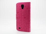 COOMAST Leather Case for Samsung i9295 case mobile phone i9295 GALAXY S4 Active Genius Leather rose