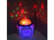 LED Starry Star Sky Projection Digital Music Alarm Clock