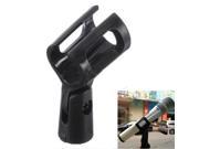 Flexible M 6 Microphone Clip Holder Stand Mount Plastic Clamp Basic Gear Black