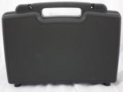 Condition 1 086 Black Plastic Hard Case With Convoluted Foam in Lid and Base