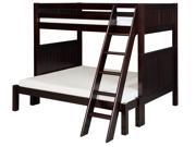 Camaflexi Twin over Full Bunk Bed Panel Headboard Angle Ladder