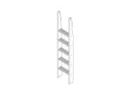 Camaflexi Ladder for High Loft Bed Cappuccino