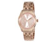 Oniss ON6668 Men s Stainless Steel Sunray Austrian Crystal Watch Rose tone