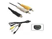Replacement AV Audio Video RCA UC E1 Cable Cord for Nikon Coolpix 800 880 885 900 990 995 4300 4500 5000 5400 5700 8700 Digital Cameras