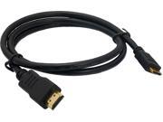 Replacement AHDMI 001 Black Mini HDMI to HDMI Cable HD Video Cable for GoPro HD HERO2 Camera