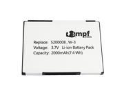2000mAh 5200008 5200056 W 3 Battery Replacement for Sierra Wireless Aircard 760 Aircard 760s Aircard 762s Aircard 785s Mobile Hotspot