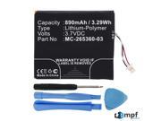 Replacement 890mAh MC 265360 03 58 000083 Battery for Amazon Kindle 7 Kindle 7th Generation WP63GW 6? E Reader with Installation Tools