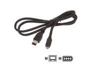 Replacement VMC IL4615 i.LINK 4 pin to 6 pin DV Digital Video Transfer Cable for Sony Handycam Digital Camcorders