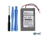 570mAh LIP1359 Battery Replacement for Sony Playstation 3 PS3 Dualshock 3 Wireless Controller CECHZC2E CECHZC2U with Installation Tools