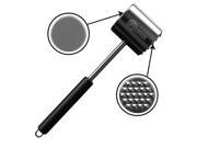 Meat Tenderizer Mallet DISHWASHER SAFE STAINLESS STEEL HAMMER Best Manual Pounder For Tenderizing Tough Cuts of Chicken Steak Pork Veal in Kitchen Profe