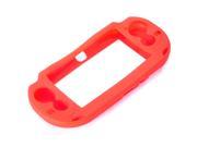Red Protective Silicone Soft Case Cover Skin Bag Pouch Sleeve for Sony PS Vita PSV