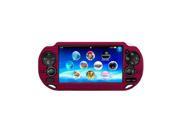 Red Aluminum Metal Skin Protective Cover Case for Sony PS Vita PSV Console