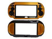 Gold Aluminum Metal Skin Protective Cover Case for Sony PS Vita PSV Console