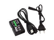 EU Plug AC Wall Charger Adapter USB Charging Cable Cord for Sony PS Vita PSV
