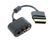Generic Optical RCA Audio Adapter Convertor Cable Cord for Microsoft Xbox 360 Console Game