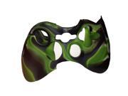 Camouflage Soft Silicone Skin Case Cover Pouch for Microsoft Xbox 360 Controller