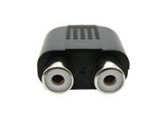 3.5mm Stereo Audio Adapter Female to Dual RCA Female for PS3 Xbox 360 DVD etc