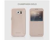 NILLKIN Sparkle Series Flip Ultra thin PU Leather Cover Shell for Samsung Galaxy S6 G920F