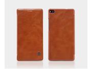 NILLKIN Qin Series Leather Case Turnkey Following Cover Case for Ascend P8