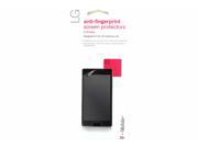 T Mobile Anti Fingerprint Screen Protectors 2 Sheets for LG Optimus L9