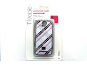 T Mobile Body Glove Huawei MyTouch Q Case Gray with Pink and Black