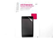 T Mobile Anti fingerprint Screen Protector for Google Nexus 7 SUPA40671
