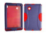 Rugged Case Cover for Verizon Ellipis 7 Blue and Red