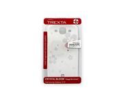 Trexta Crystal Series Snap On Leather Case for Samsung Galaxy S3 Flower White