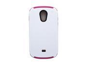 T Mobile Ridge Protective Cover for Samsung Galaxy Light White and Pink