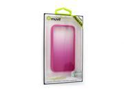 Muvit Sunglasses Case for Apple iPhone 4 4S Clear Pink MUBKC0492